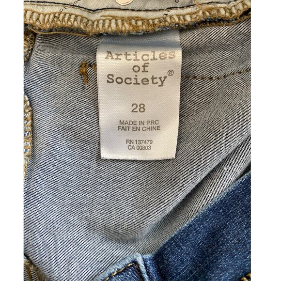 Articles of Society Heather High Rise Skinny Jeans size 28 - Picture 3 of 4
